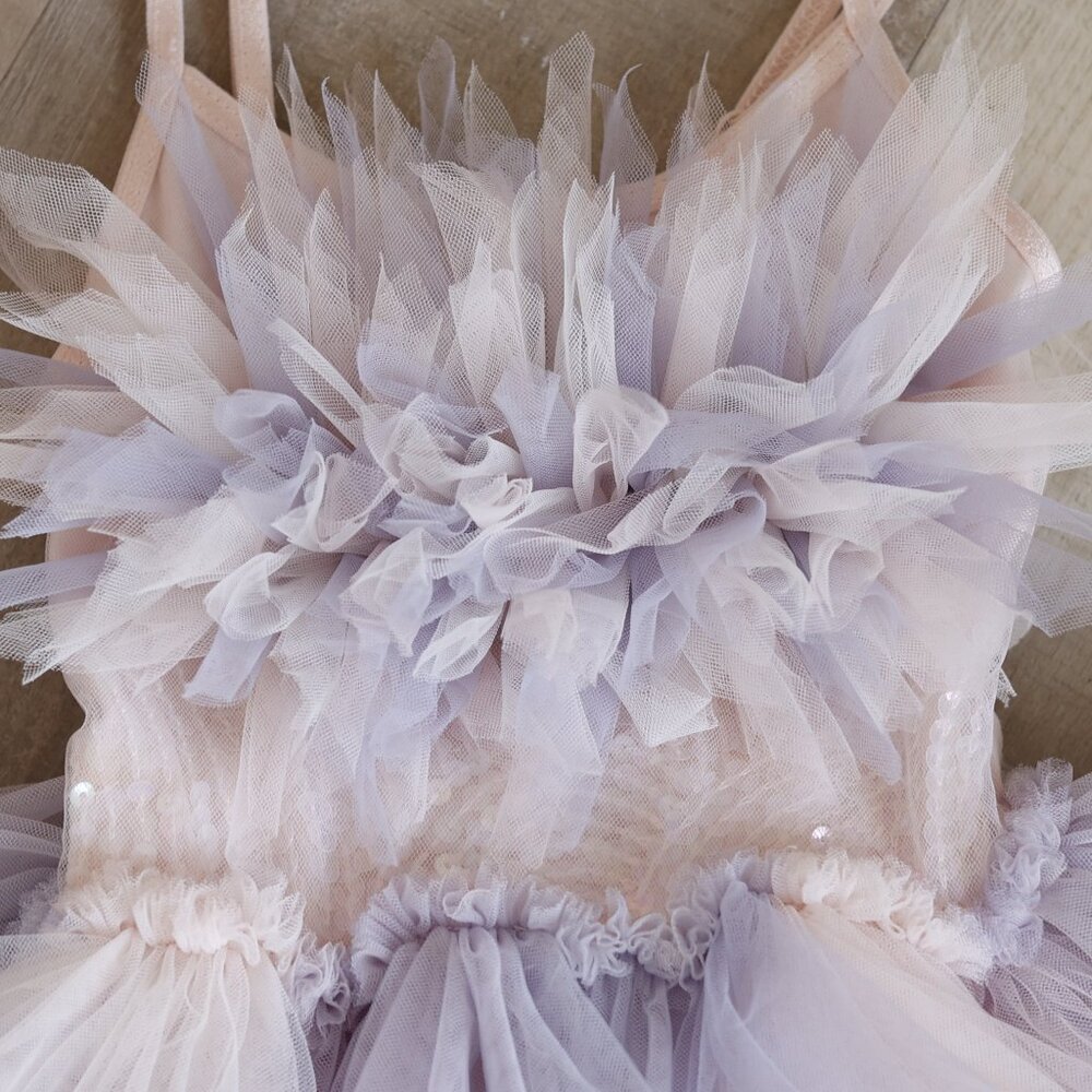 Tutu Du Monde Bebe Tutu Dress Pearl-Pink Lavender Crescent Moon Portrait Party - Picture 7 of 8